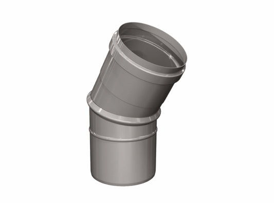 Verstellbogen 0-33° - einwandig - eka edelstahlkamine complex E