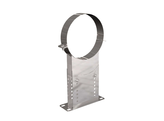 Wandhalter verstellbar 160 - 250 mm - doppelwandig - eka edelstahlkamine complex D
