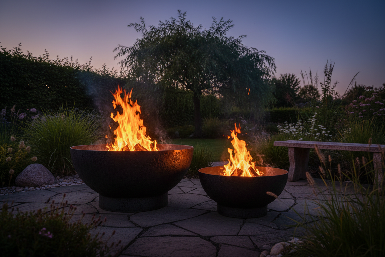 Welche Größe sollte eine Feuerschale haben?