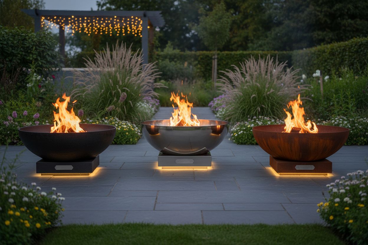 Welches Material ist für eine Feuerschale am besten?