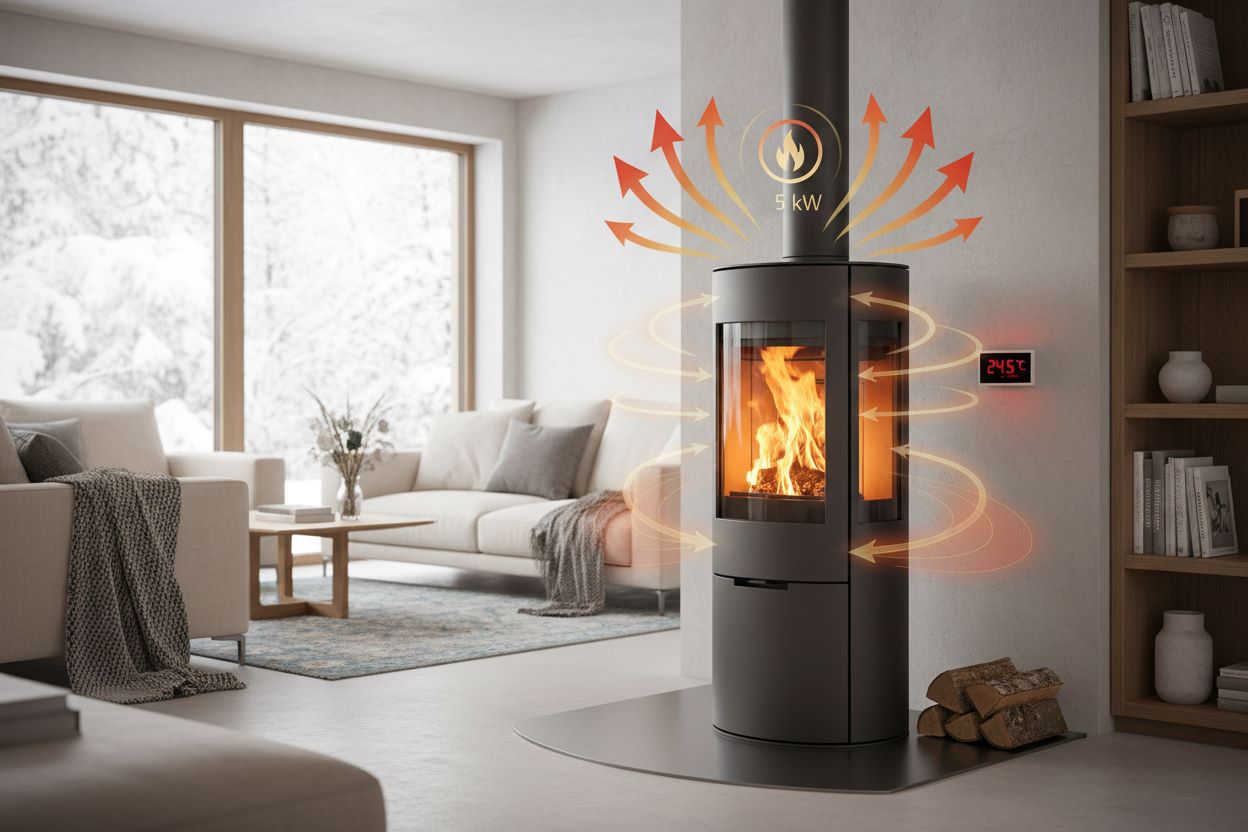 Wie berechnet man die richtige Heizleistung für einen Kaminofen?