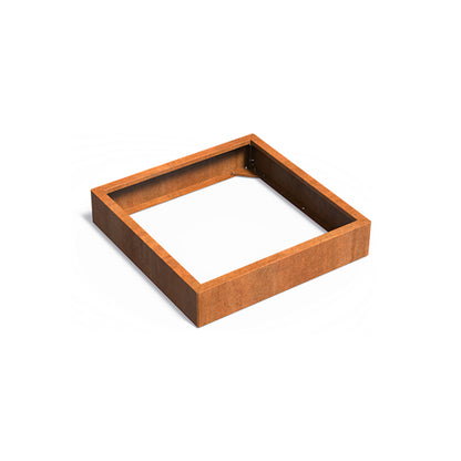 ADEZZ CARREZ Pflanzkübel Connect ohne Boden aus Cortenstahl 100 × 100 × 20 cm