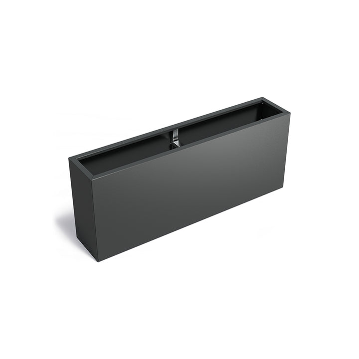 ADEZZ CARREZ Connect ohne Boden VGWC24 200 × 40 × 80 cm aus beschichtetem Stahl – Modellabbildung (RAL 7021 laut Herstellerdatei)