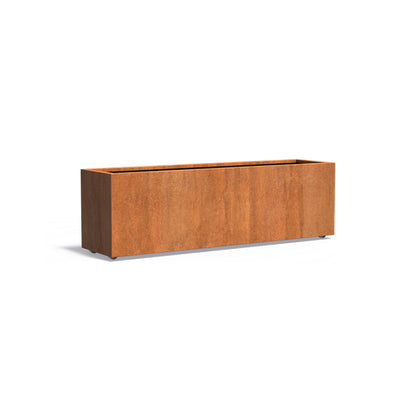 ADEZZ CARREZ Pflanzkübel mit Rollen aus Cortenstahl 200 × 50 × 60 cm