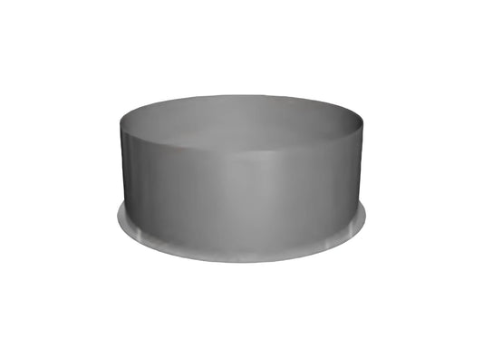 Blinddeckel unter Stützfuß - einwandig - eka edelstahlkamine complex E - ofenerlebnis.de