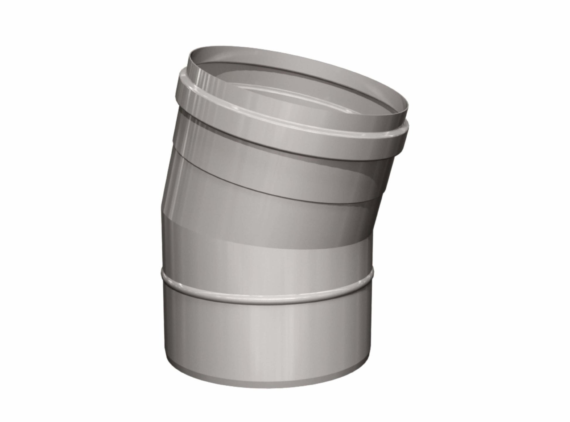 Bogen 15° - einwandig - eka edelstahlkamine complex E