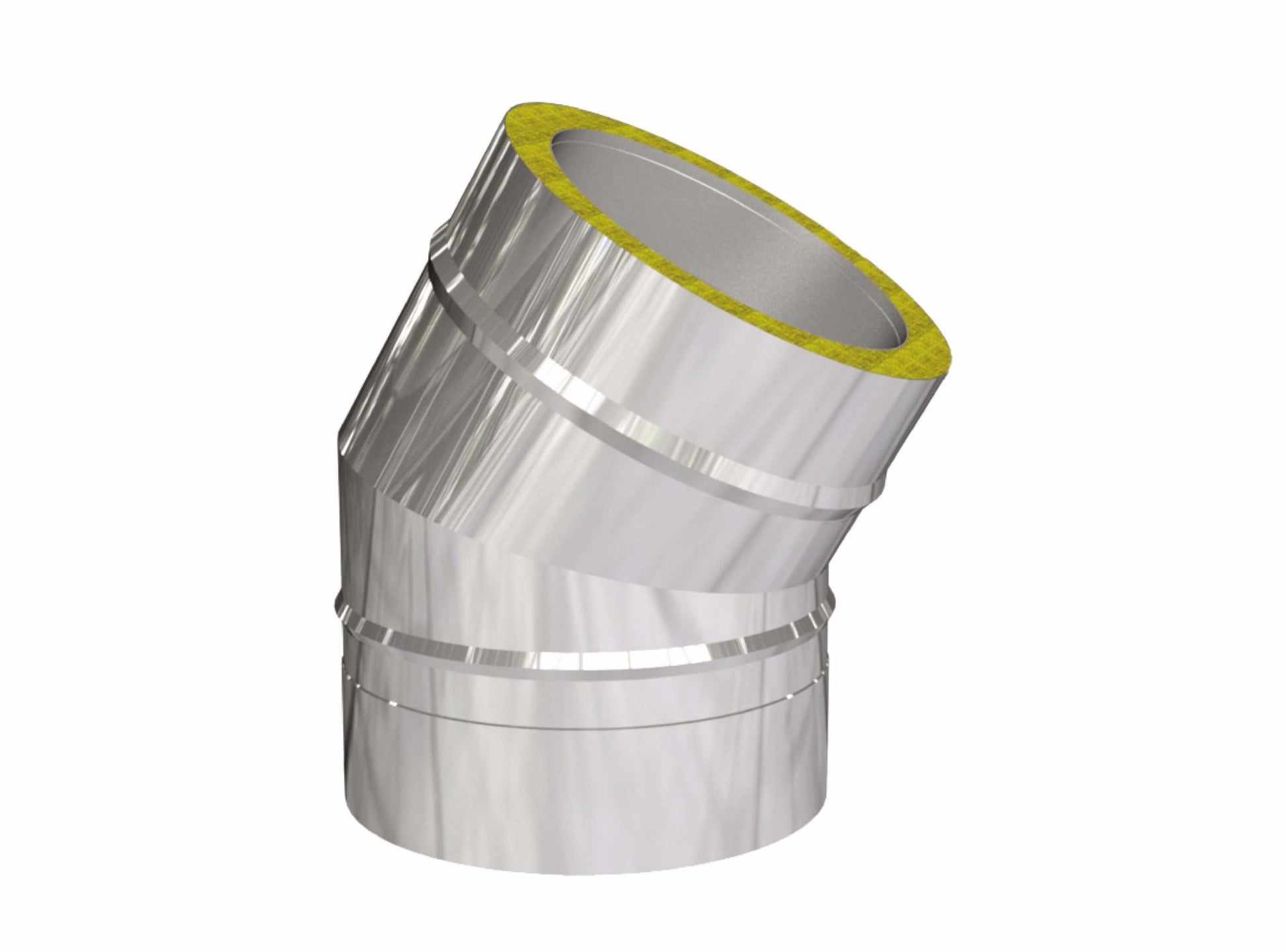 Bogen 30° - doppelwandig - eka edelstahlkamine complex D