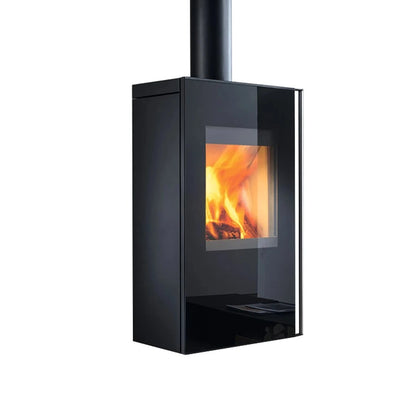 Wodtke Casa 6 kW als freigestellter Kaminofen