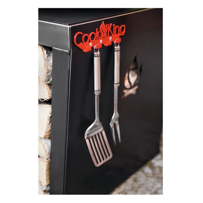 Cookking Premium Grill Santos – Grillbesteck an der Halterung am Sockel
