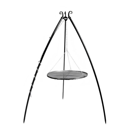 CookKing Schwenkgrill Classic 200 cm – dreibeiniges Gestell mit aufgehängtem Grillrost
