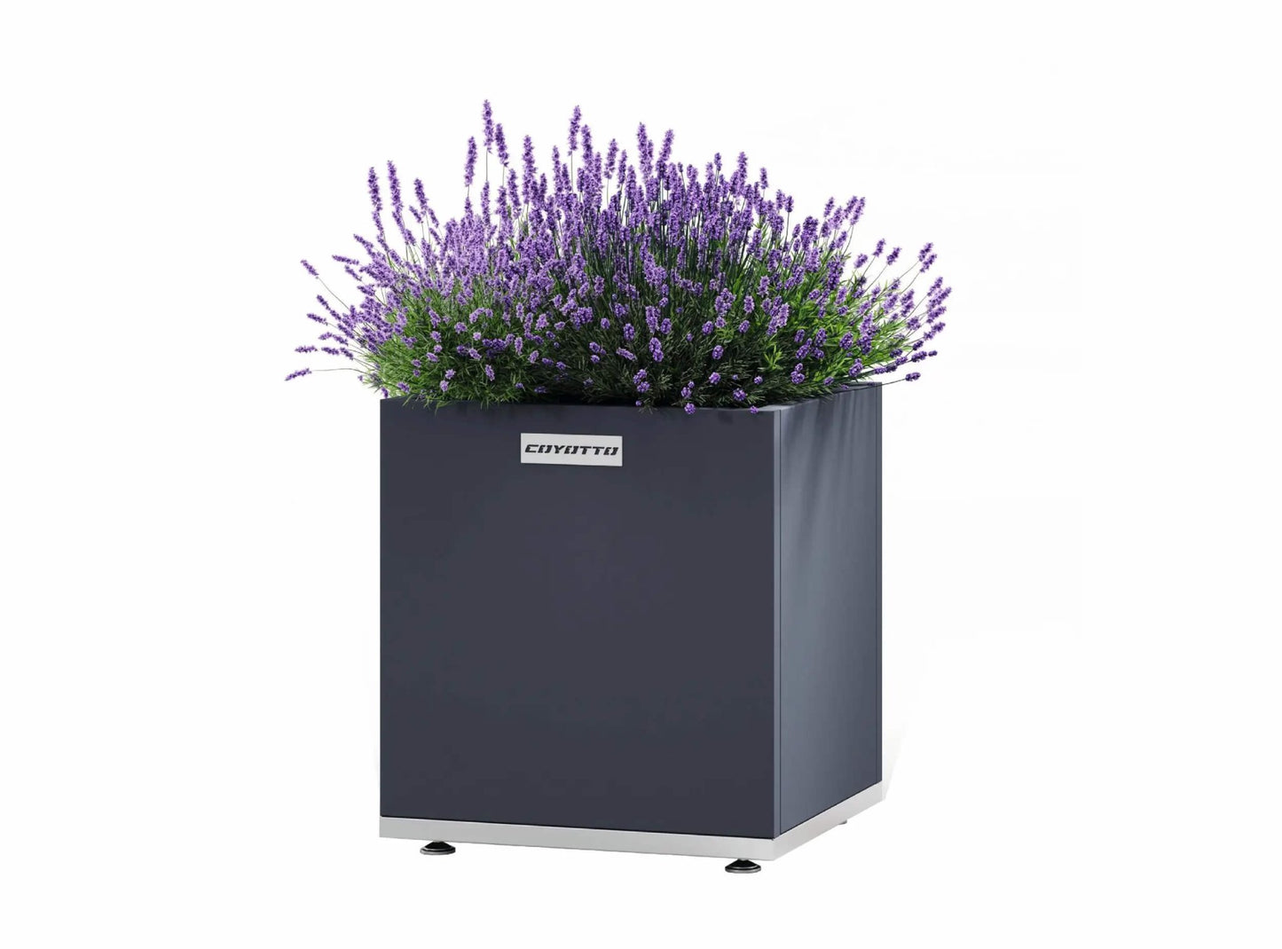 Coyotto Stahlpflanzkübel Quadratisch, 60cm x 60cm x 75cm - ofenerlebnis.de