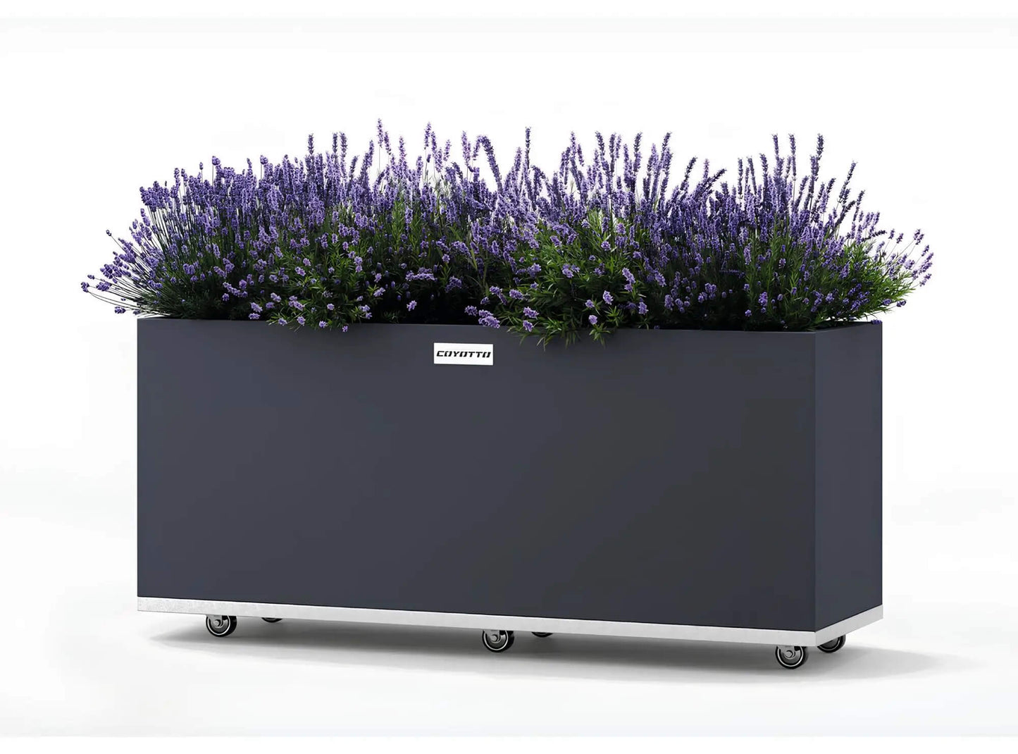 Coyotto Stahlpflanzkübel Rechteckig, 100cm x 40cm x 50cm - ofenerlebnis.de