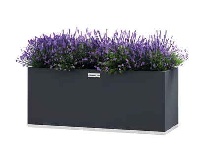Coyotto Stahlpflanzkübel Rechteckig, 100cm x 40cm x 75cm - ofenerlebnis.de