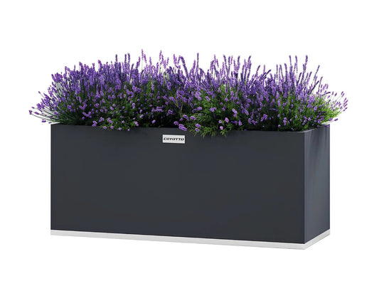 Coyotto Stahlpflanzkübel Rechteckig, 100cm x 40cm x 75cm - ofenerlebnis.de