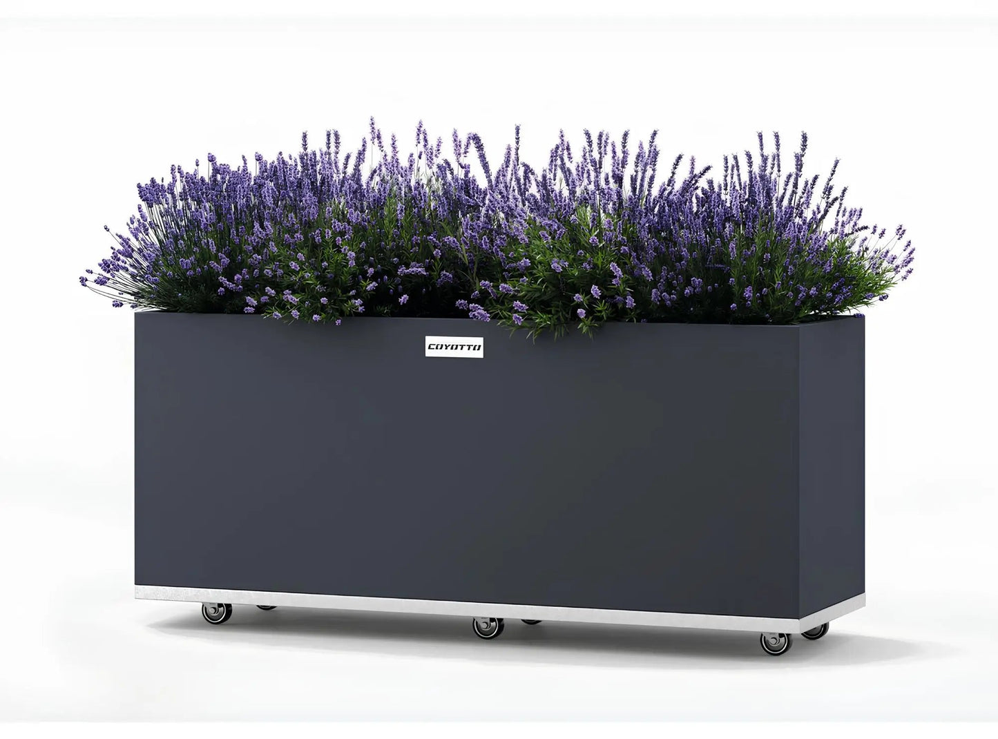 Coyotto Stahlpflanzkübel Rechteckig, 100cm x 40cm x 75cm - ofenerlebnis.de