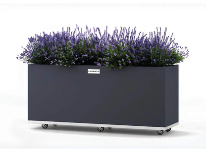 Coyotto Stahlpflanzkübel Rechteckig, 120cm x 40cm x 50cm - ofenerlebnis.de