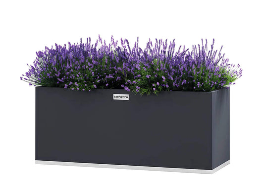 Coyotto Stahlpflanzkübel Rechteckig, 120cm x 40cm x 50cm - ofenerlebnis.de
