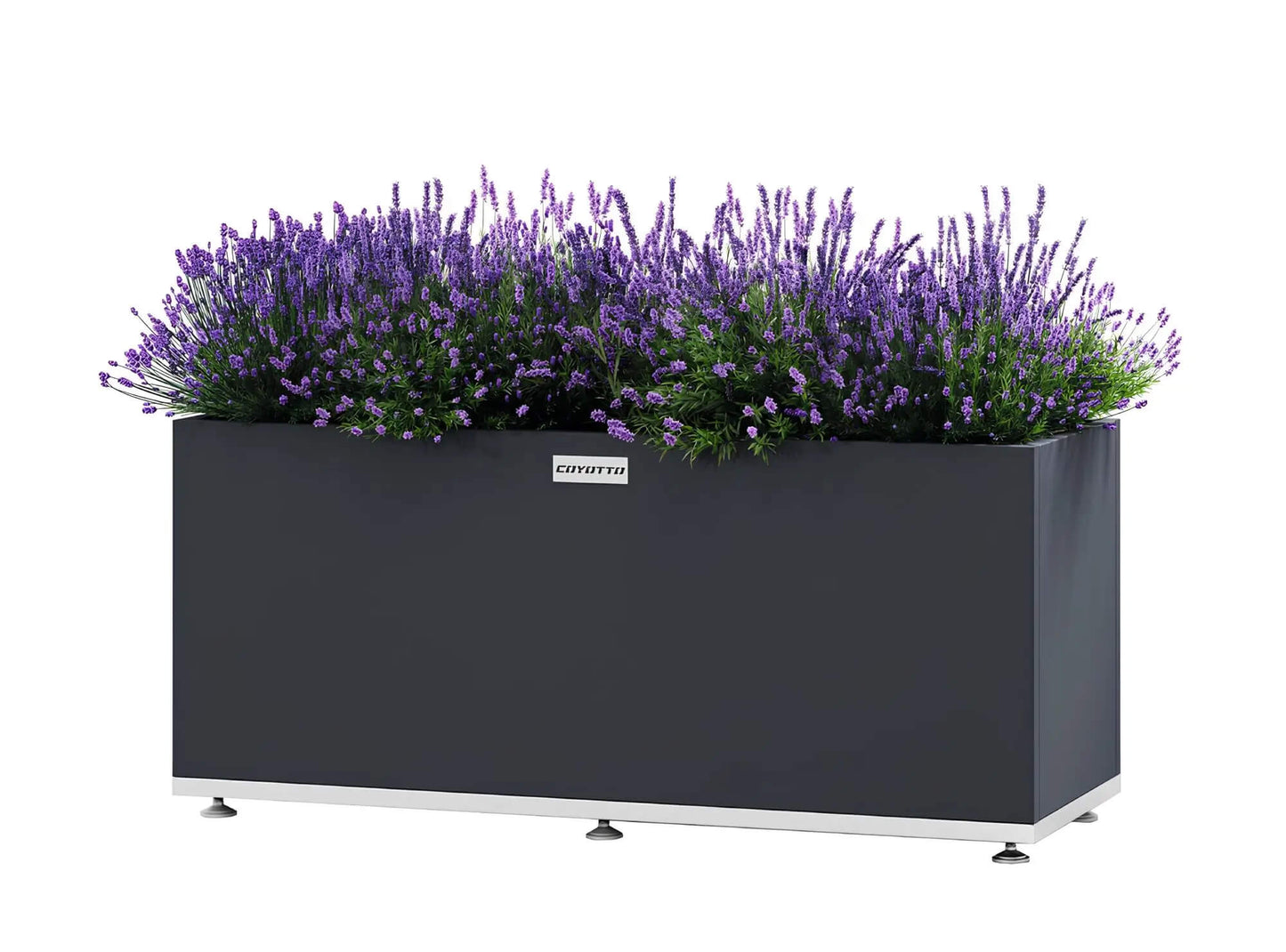 Coyotto Stahlpflanzkübel Rechteckig, 120cm x 40cm x 75cm - ofenerlebnis.de