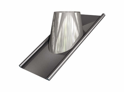 Dachdurchführung geneigt mit Blei - doppelwandig - eka edelstahlkamine complex D