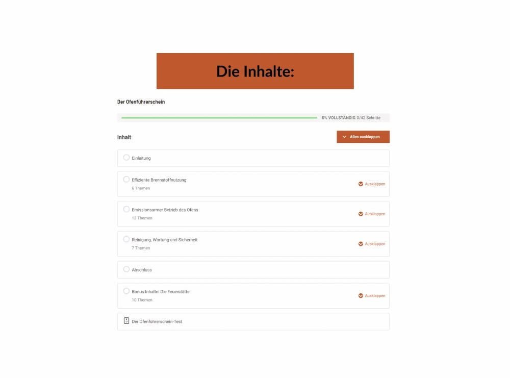 Der Ofenführerschein - Ofenerlebnis.de