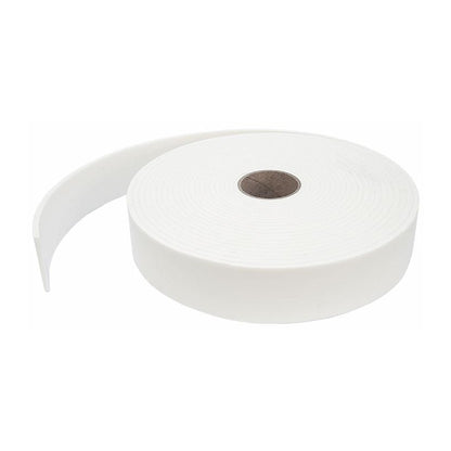 Dichtband SILCAWOOL 120 Papier, 5x50x1000mm – Weiße Dichtbandrolle mit abgerolltem Ende