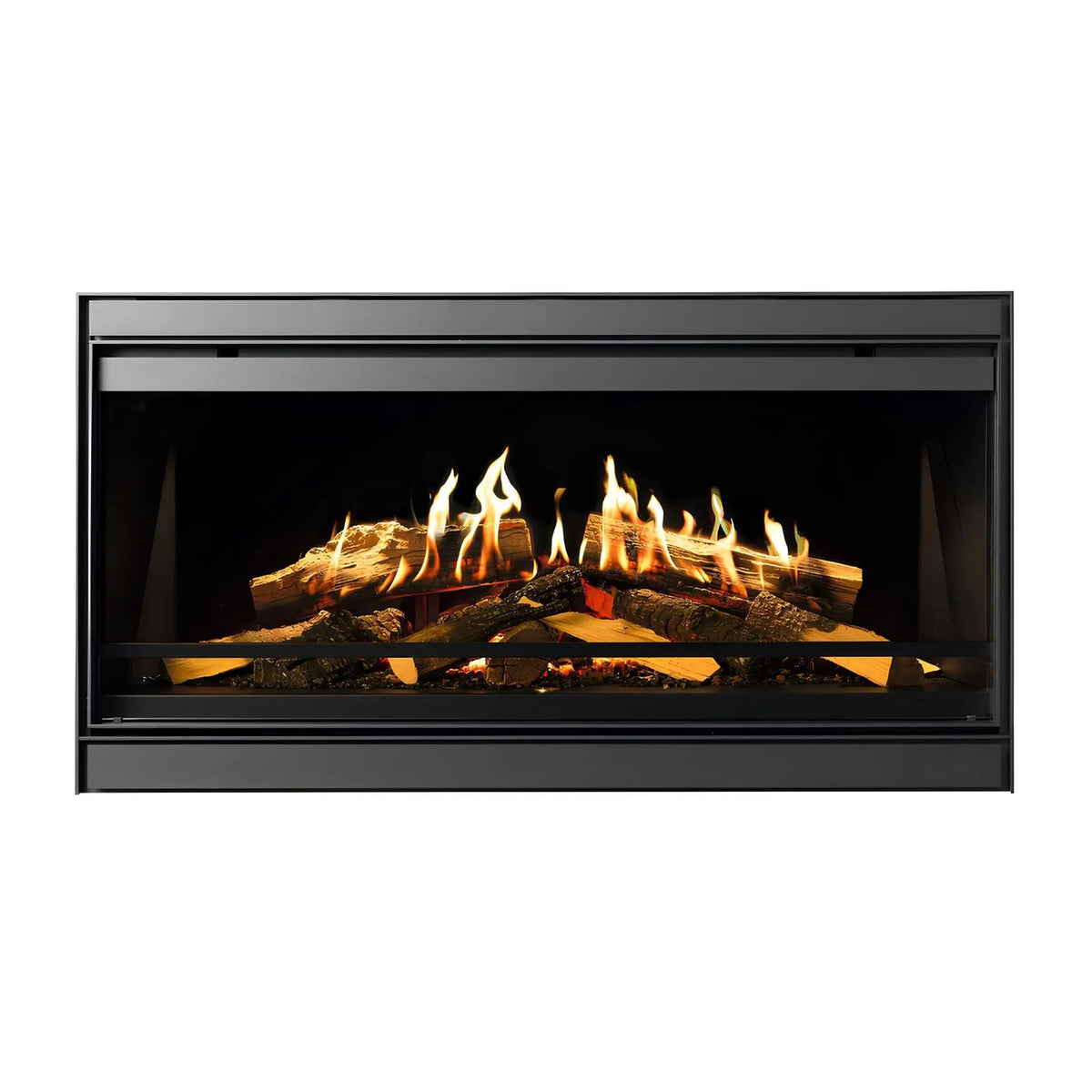 Elektrokamin Kalfire E-one 100F FR – Elektrokamin mit sichtbarem Flammenbild in Frontansicht