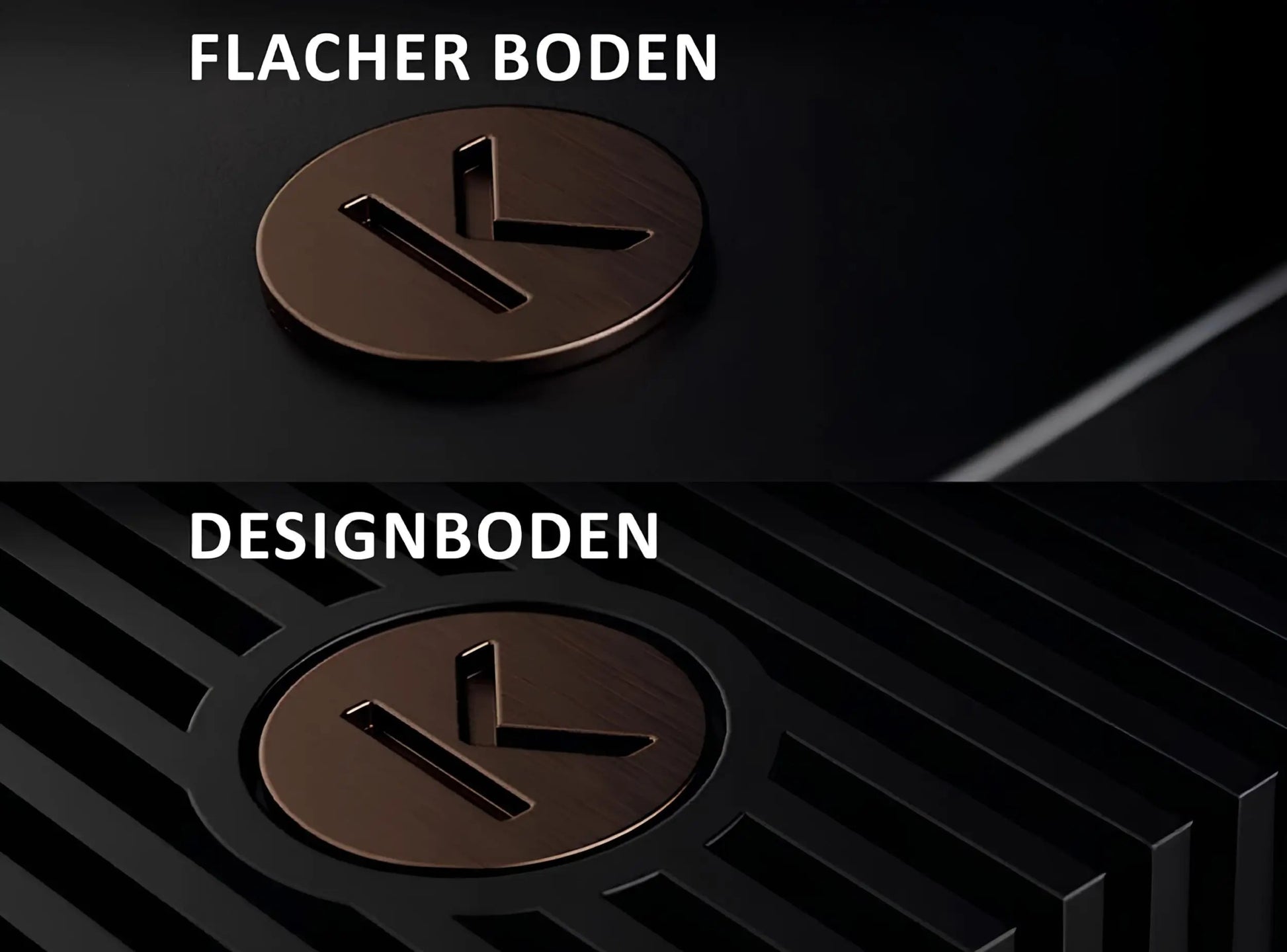 Kalfire Flacher Bode, Designboden