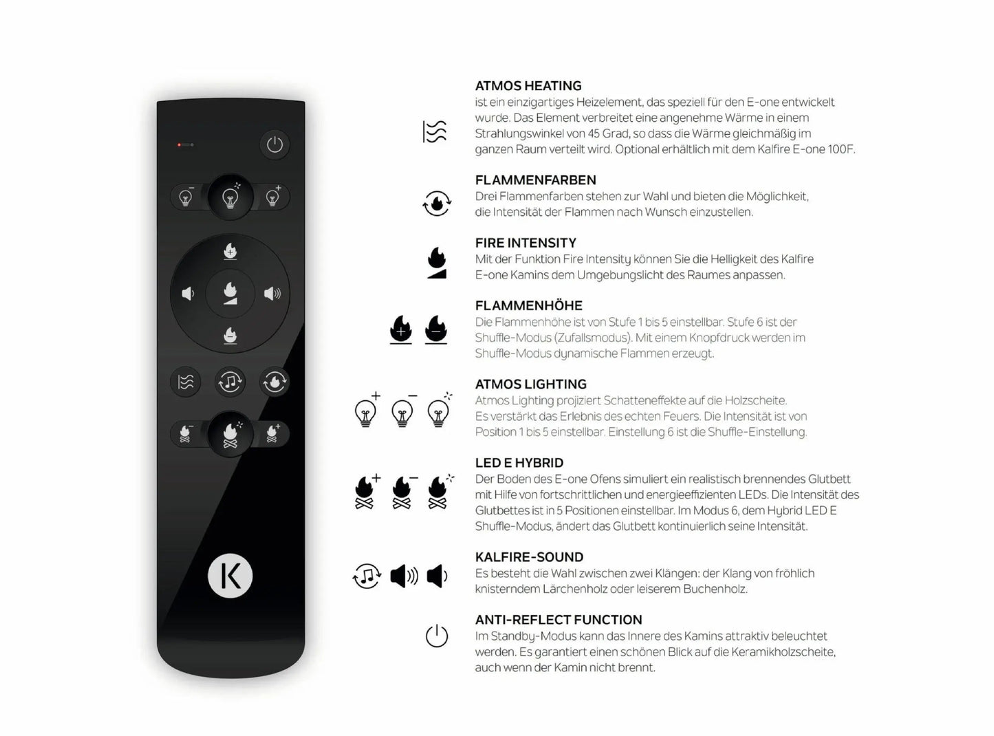 Kalfire Fernbedienung