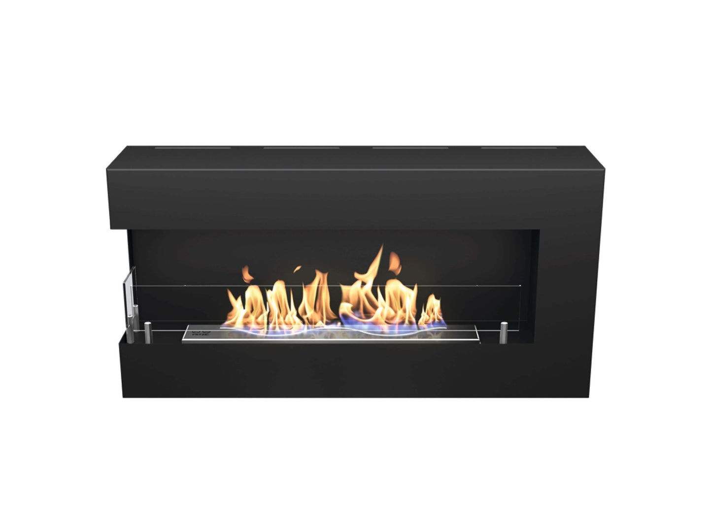 Wandkamin Biokamin Hitze Blues L