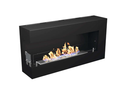 Wandkamin Biokamin Hitze Blues L