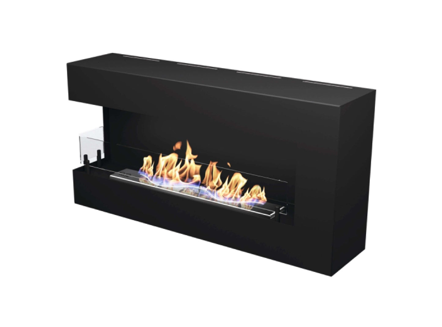 Wandkamin Biokamin Hitze Blues L