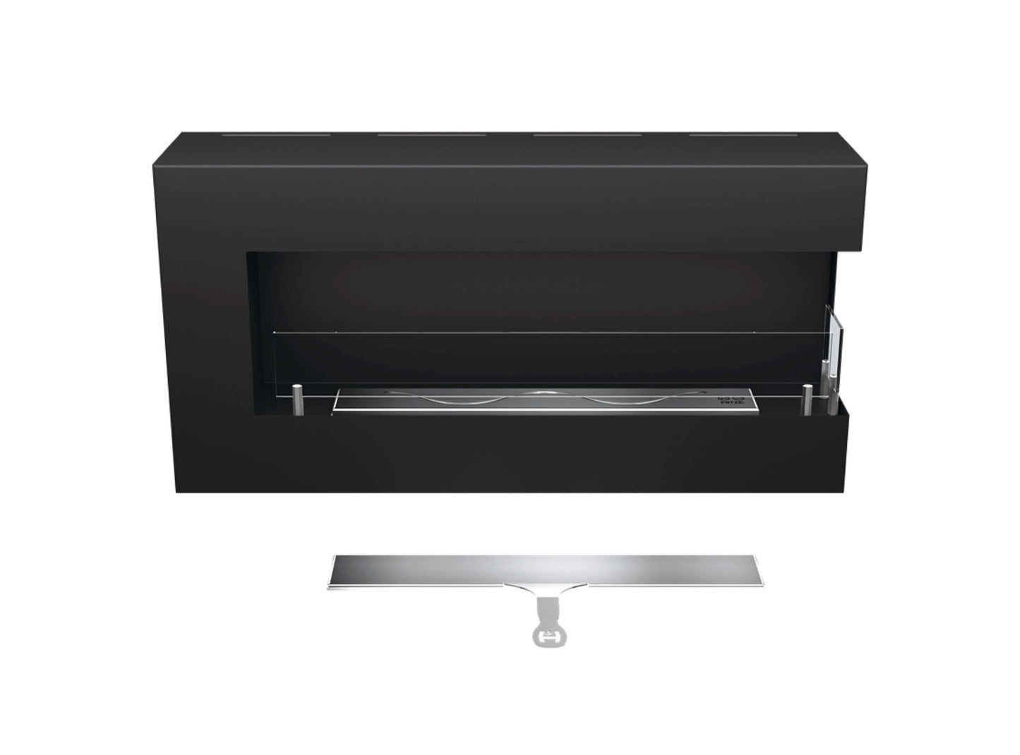 Wandkamin Biokamin Hitze Blues R