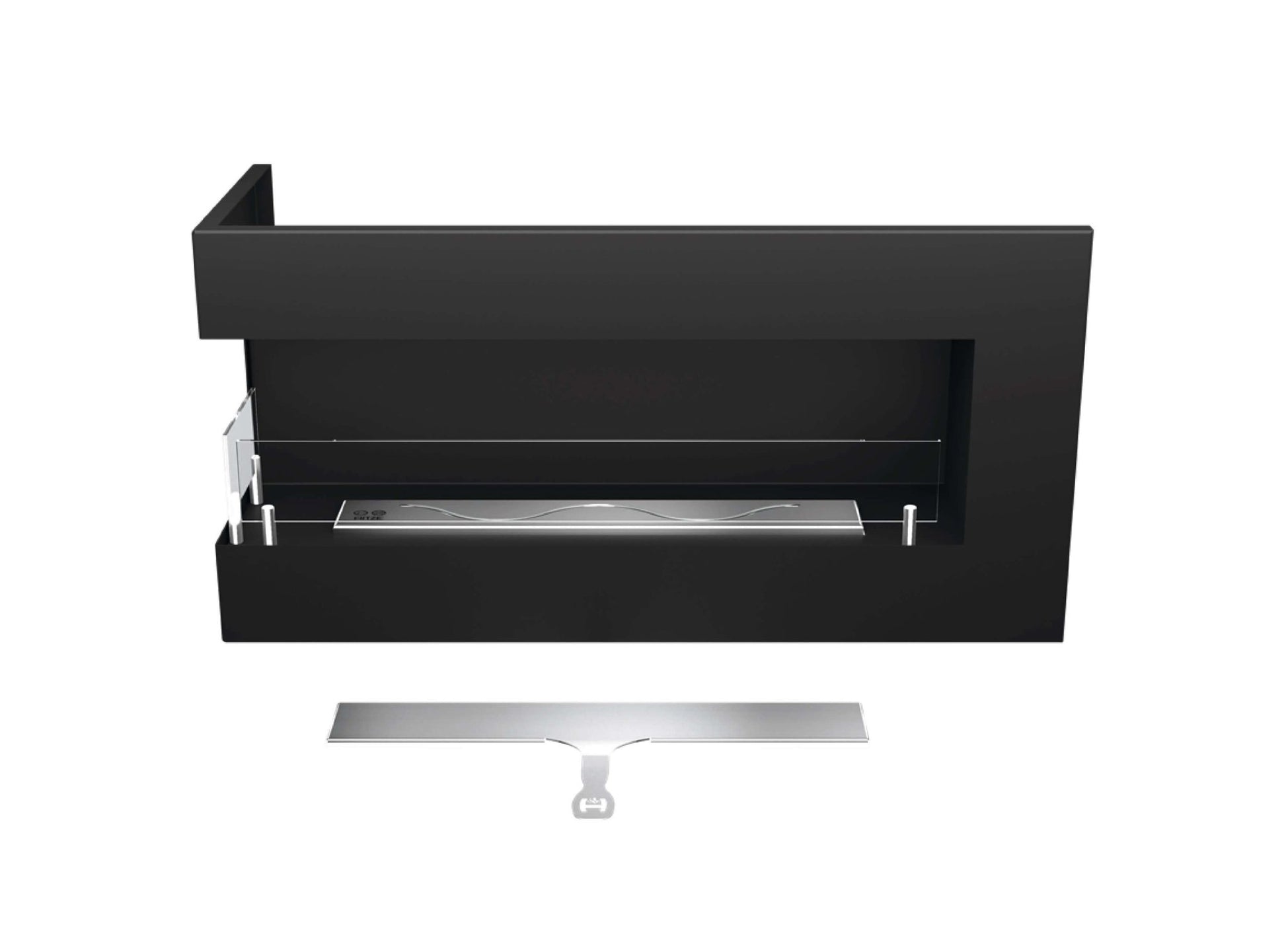 Wandkamin Biokamin Hitze Soul L