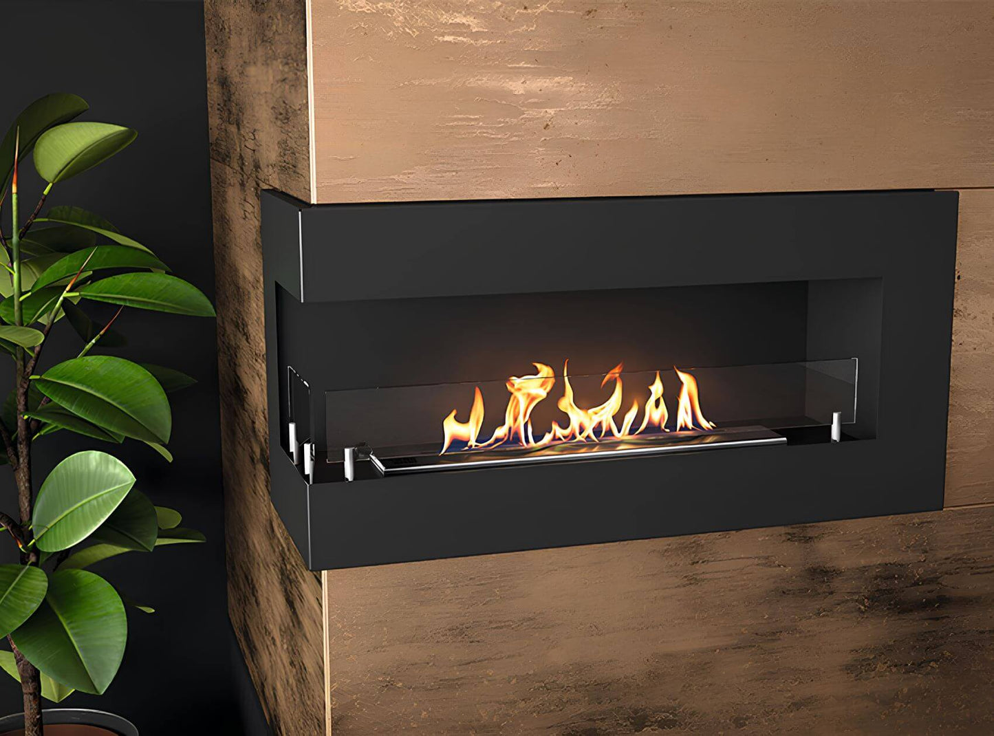 Wandkamin Biokamin Hitze Soul L