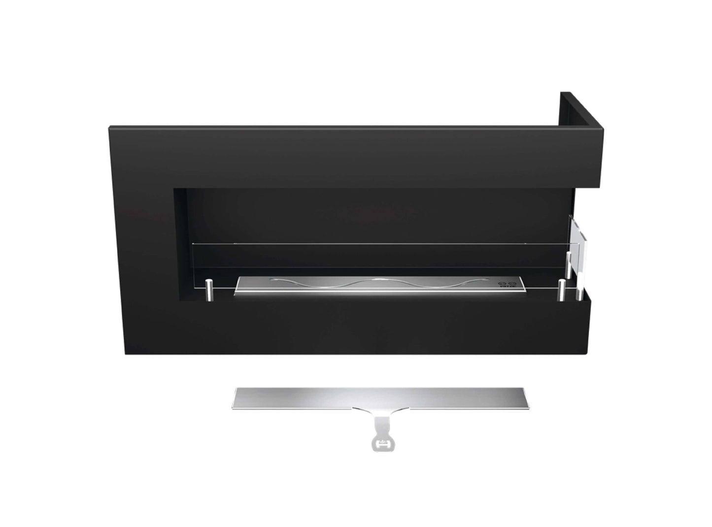 Wandkamin Biokamin Hitze Soul R