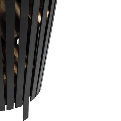 CookKing Feuerkorb Flame – Detail der unteren Metallstäbe und Standfüße auf Weiß