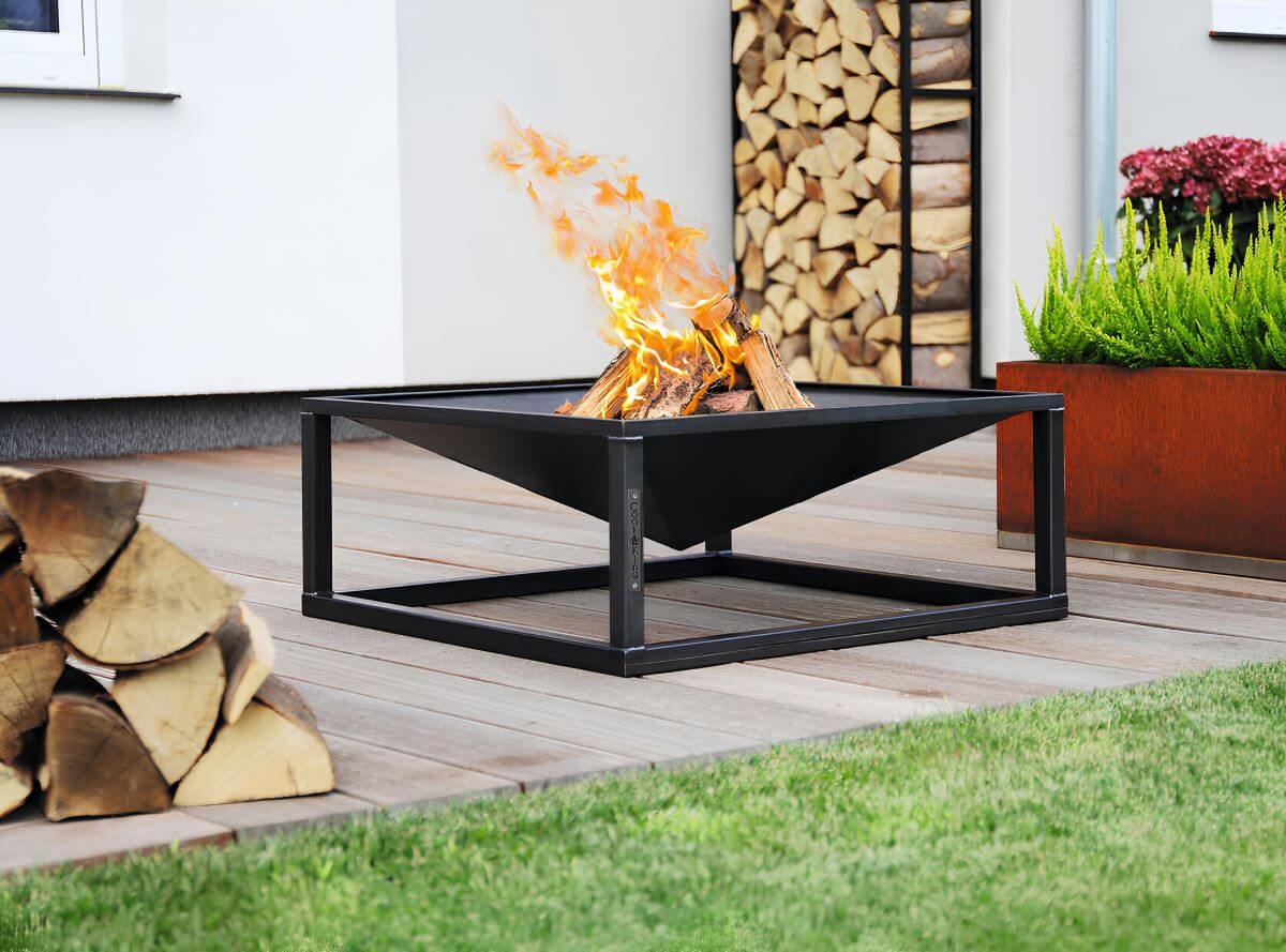 Feuerschale Cook King Square 70x70 cm