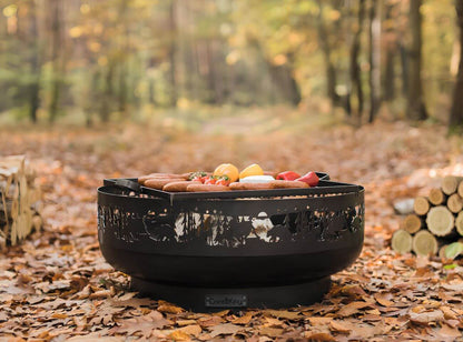 BBQ Plancha Grill Brasero Braciere in acciaio Corten con teglia 80cm BBQ Plancha Grill Brasero Braciere in acciaio Corten con teglia 80cm