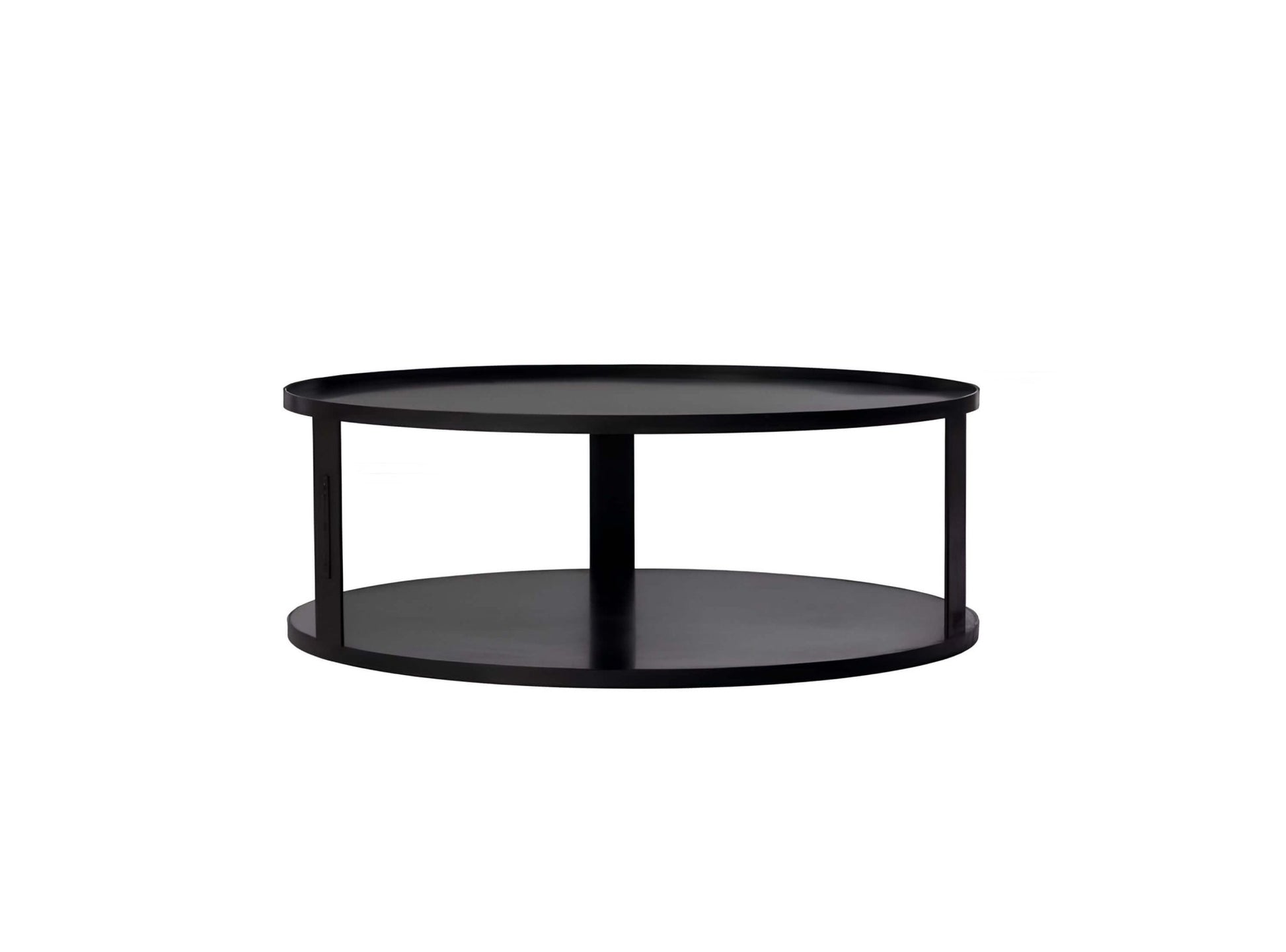 Feuerschalenbasis rund mit Holzfach