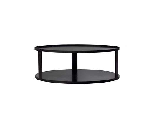 Feuerschalenbasis rund mit Holzfach