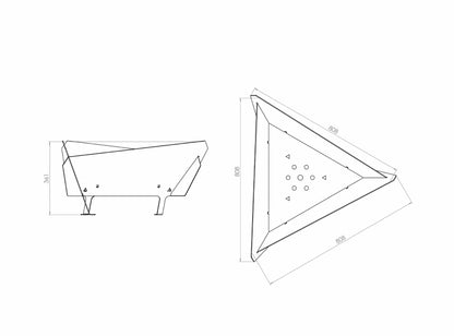 Gartenfeuerstelle Hitze Lumbre Maße