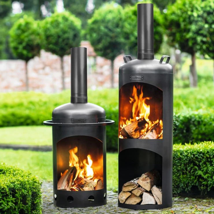 CookKing Gartenofen Faro – Zwei Gartenöfen nebeneinander im Garten
