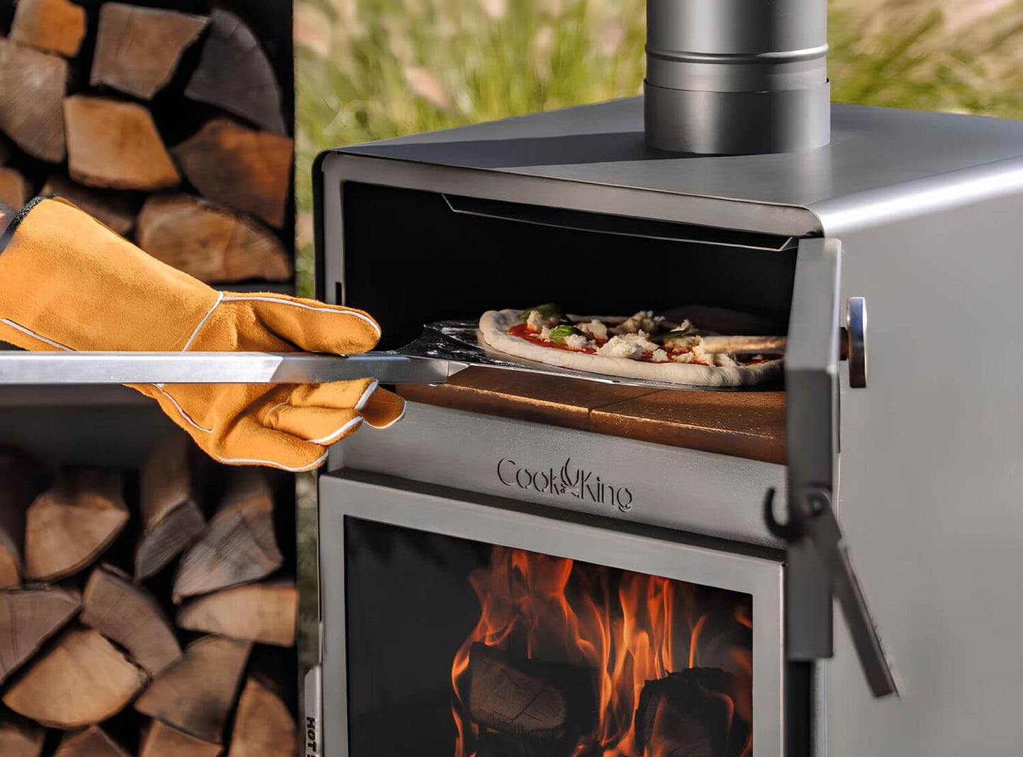 Gartenofen CookKing Vento mit Backfach