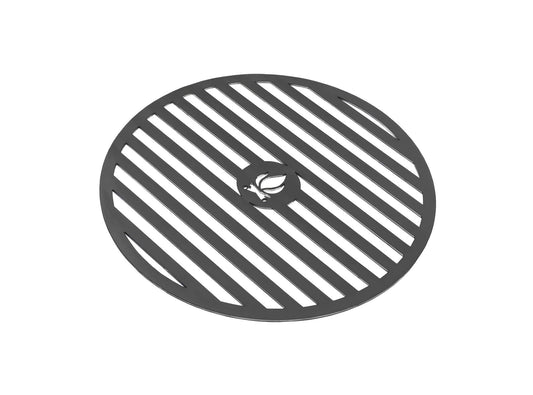 Grillplatte für Feuerschale mit Grillrost und 4 Griffen