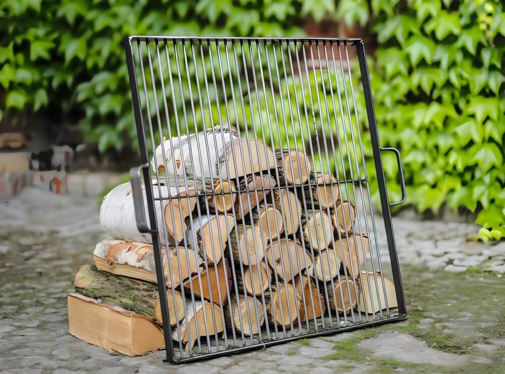 Grillrost aus Rohstahl für Feuerschale