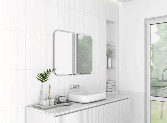 Harry – Rechteck Wandspiegel mit Ovalen Ecken - Ofenerlebnis.de