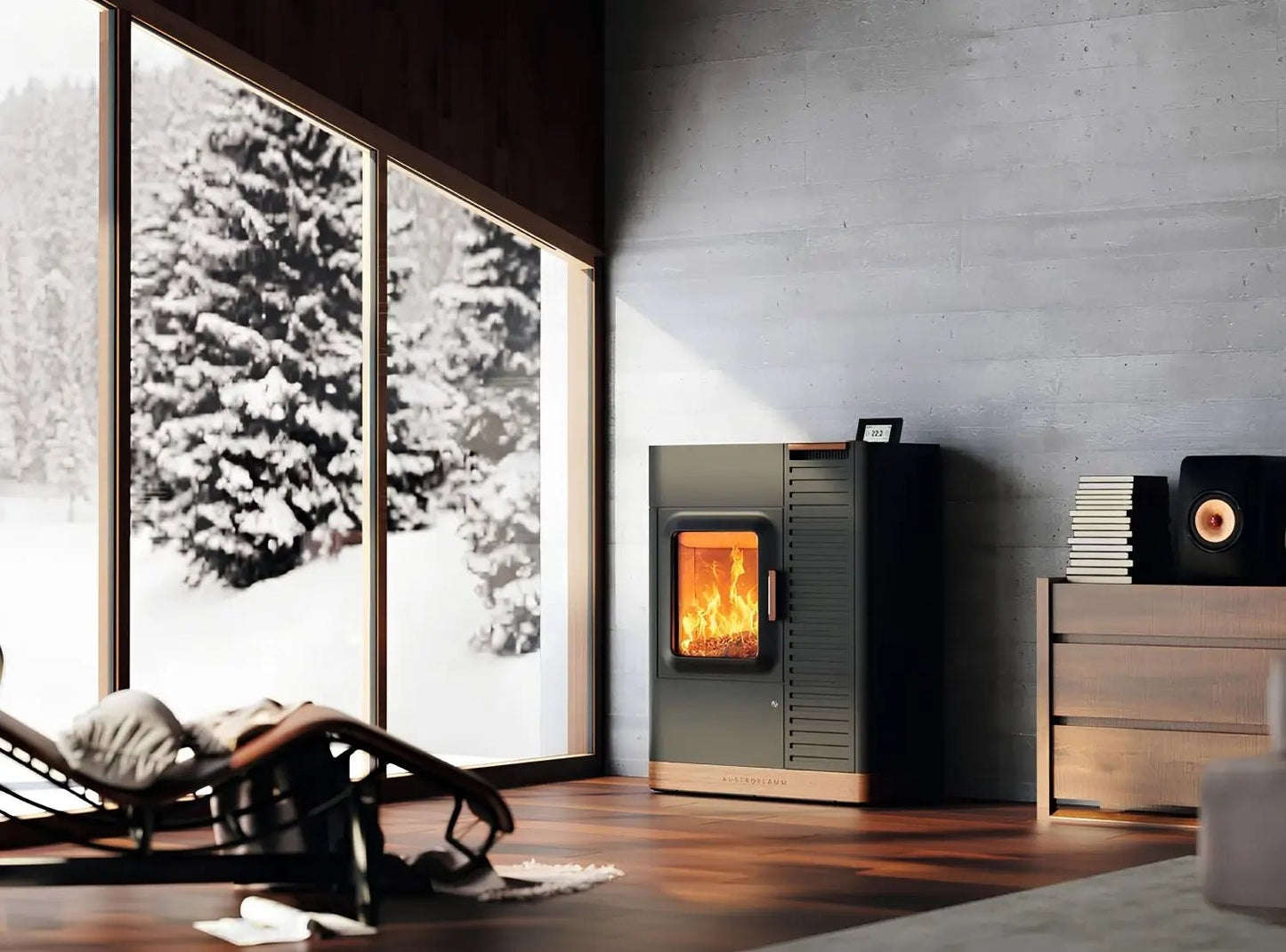 Hybridofen Austroflamm Mo Duo - ofenerlebnis.de