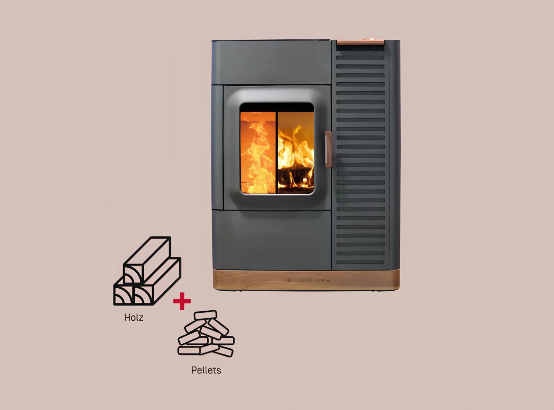 Hybridofen Austroflamm Mo Duo - ofenerlebnis.de