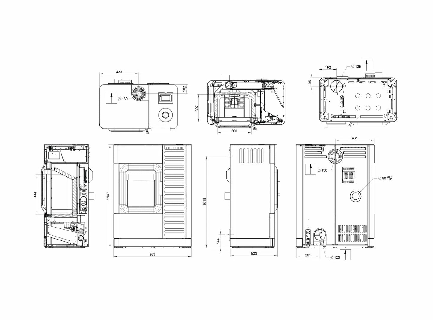 Hybridofen Austroflamm Mo Duo - ofenerlebnis.de 