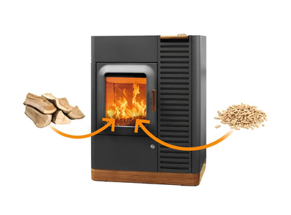 Hybridofen Austroflamm Mo Duo - ofenerlebnis.de